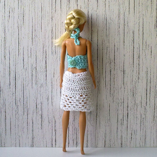 Oblečky pro Barbie - top, sukně — foto 4