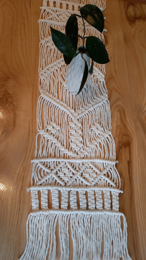 Macramé běhoun na stůl — foto 4