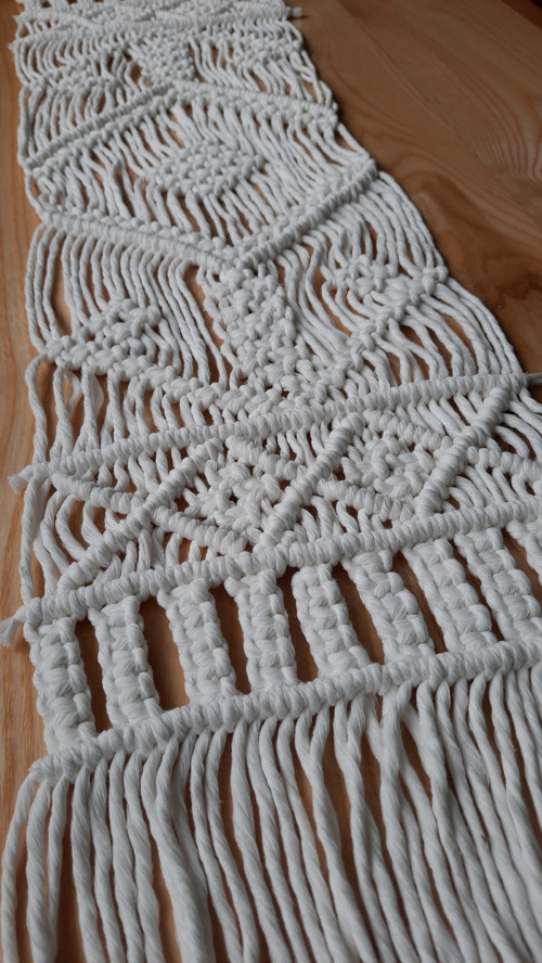 Macramé běhoun na stůl — foto 5