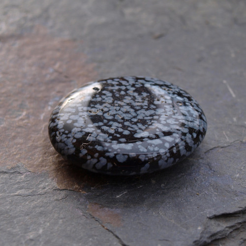 Obsidián vločkový,placka — foto 3