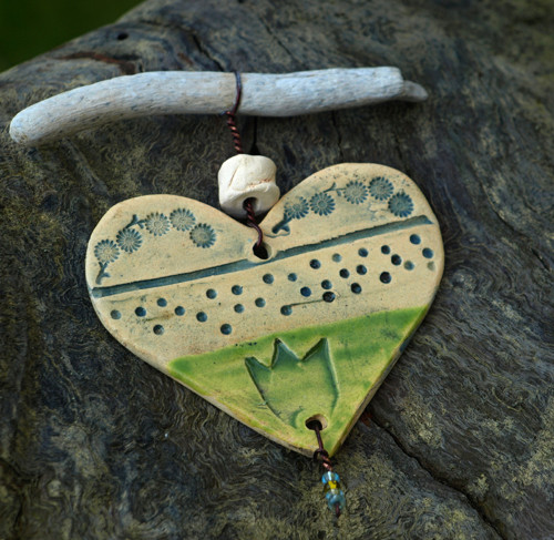 Závěs Driftwood Srdce — foto 2