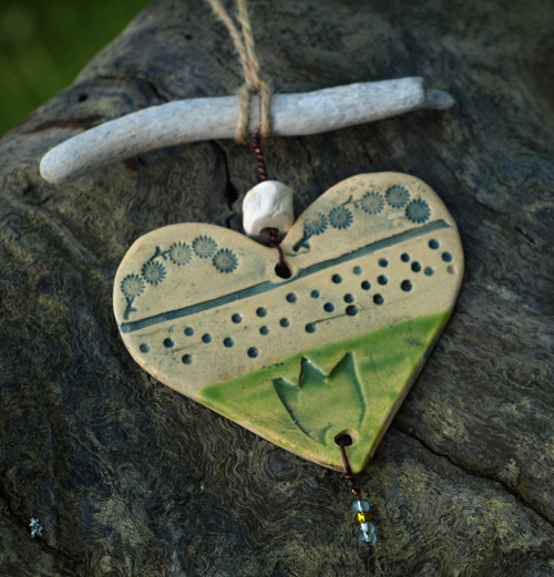 Závěs Driftwood Srdce — foto 4
