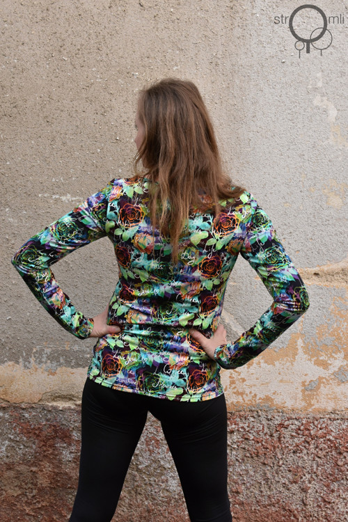 Triko květy..., vel. L — foto 4