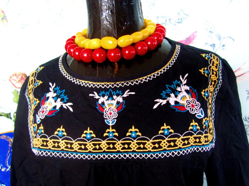 Šaty folklór, Mexiko, Frida — foto 2