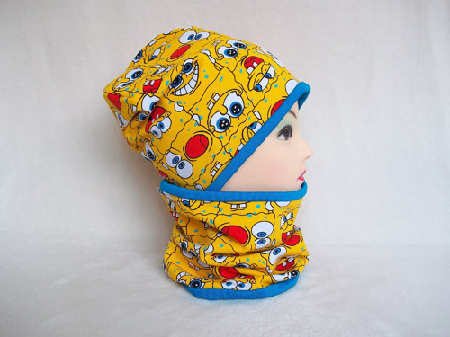 Čepice s nákrčníkem - Spongebob — foto 3