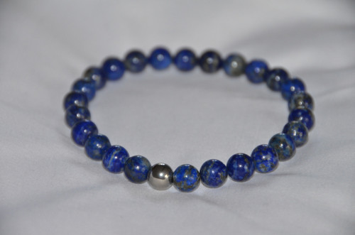 Náramek - lapis lazuli — foto 2