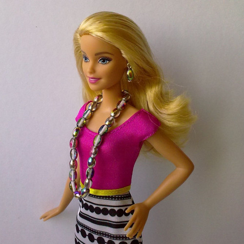 Šperky pro Barbie - náhrdelník, náušnice — foto 2