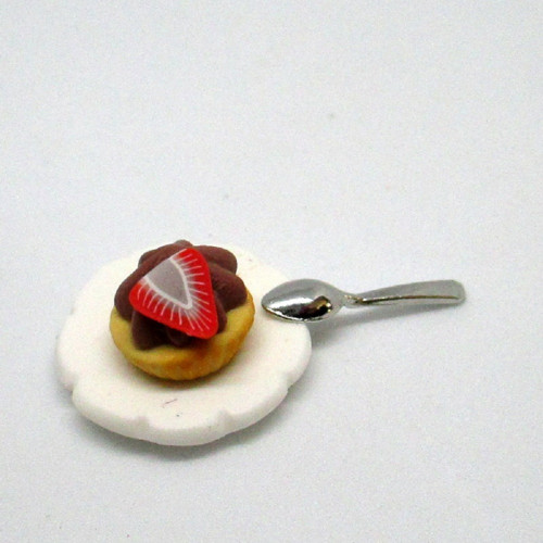 Miniatury pro panenky - košíček zákusek — foto 2