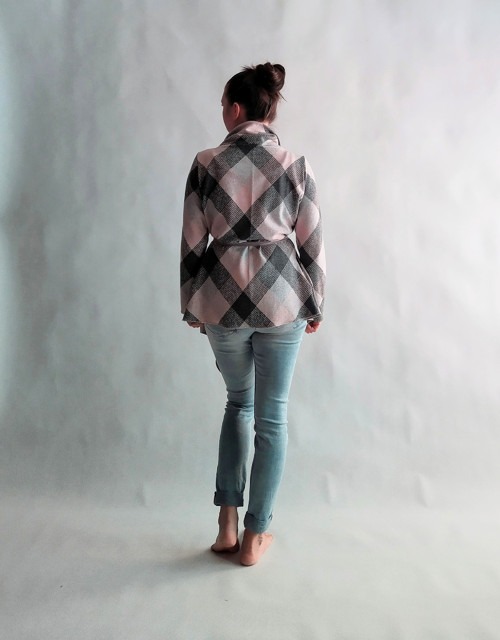 Károvaný cardigan — foto 2