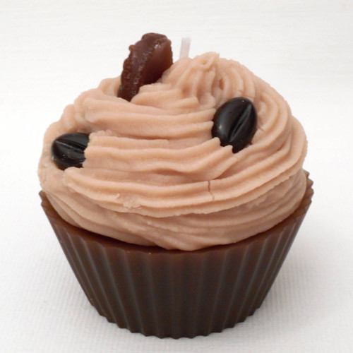 Svíčka čokoládový cupcake s kávou — foto 2