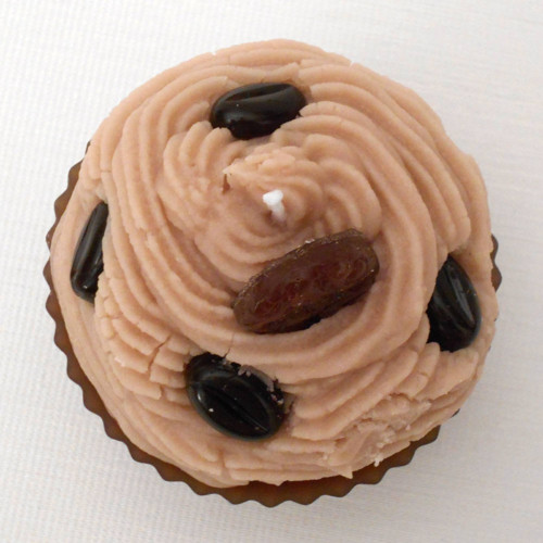 Svíčka čokoládový cupcake s kávou — foto 3