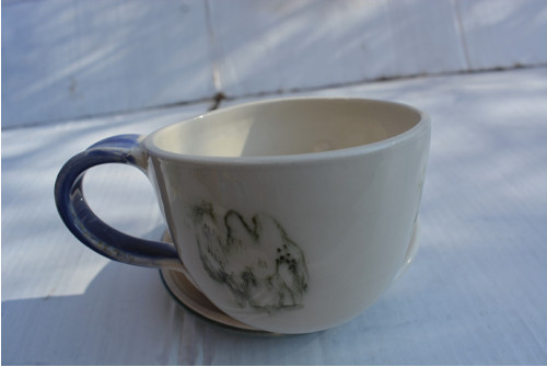 Porcelán s velbloudem, 210 ml — foto 3