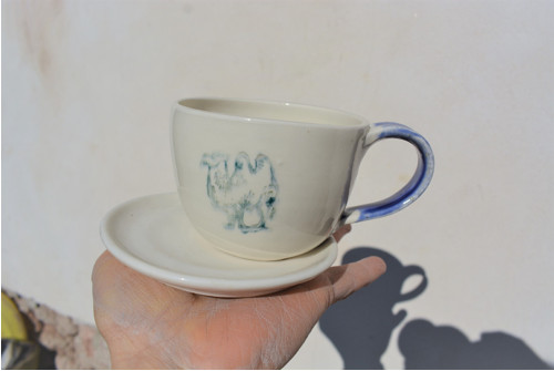 Porcelán s velbloudem, 210 ml — foto 5
