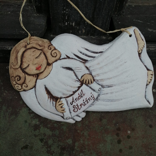 Andílek letící , reliéf — foto 2