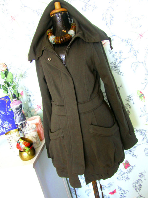 Mikinokabátek parka olivová — foto 3