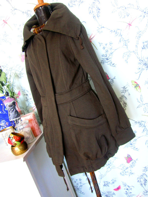 Mikinokabátek parka olivová — foto 2