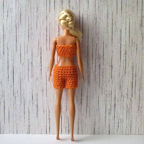 Oblečky pro Barbie - top, kraťasy — foto 4