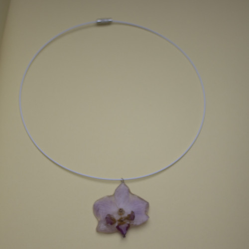Náhrdelník orchidea — foto 6