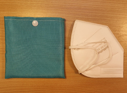 Obal na respirátor - modrý — foto 2