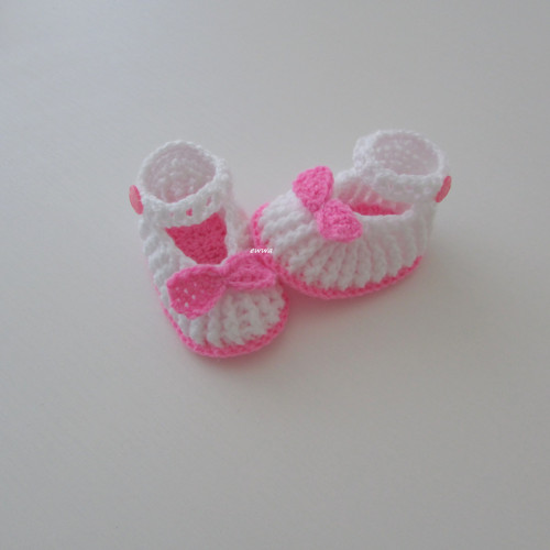 Háčkované botičky (12 cm) — foto 2