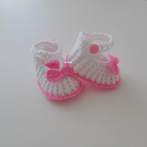 Háčkované botičky (12 cm) — foto 4