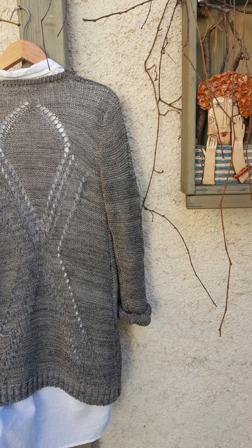 Kardigan v šedé, vel.L — foto 4