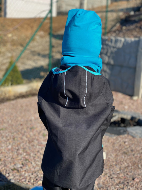 Softshellové kalhoty + bunda + čepice a nákrčník — foto 2