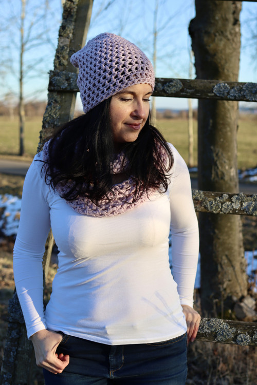 Merino souprava pudrová — foto 3