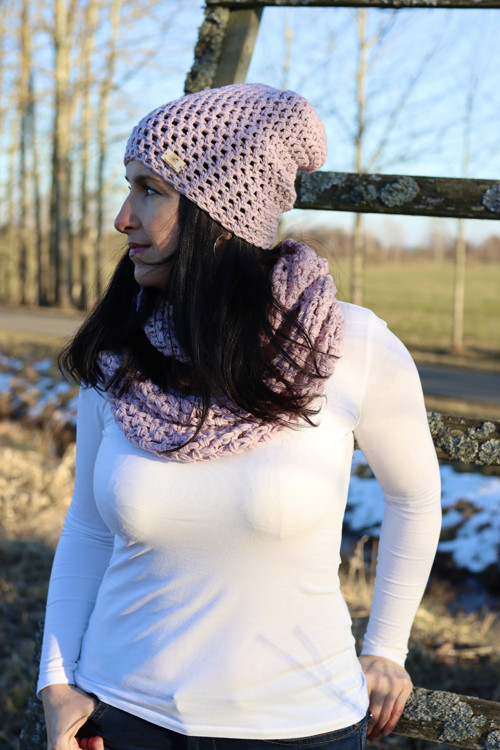 Merino souprava pudrová — foto 4