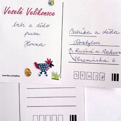 Velikonoční sada s pohlednicí — foto 2
