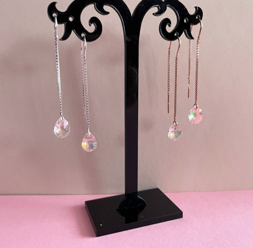 Provlékací naušnice v Ag — foto 3