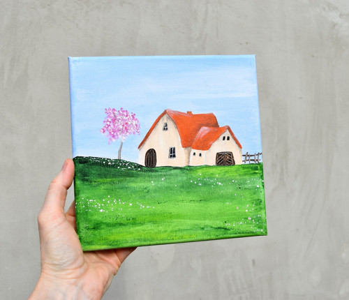 Klidné jaro 20x20 cm — foto 2