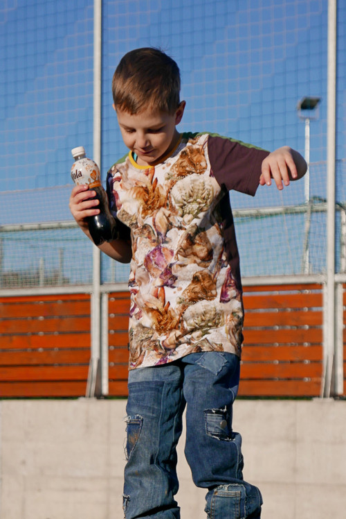 Tričko KR Double "Dino v akvarelu" — foto 3