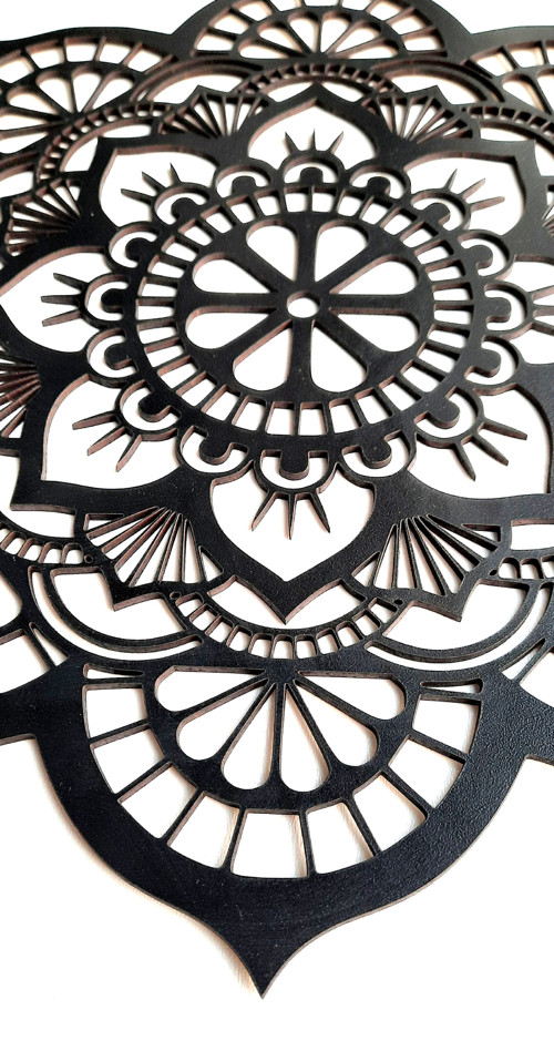 Dřevěný obraz mandala — foto 2