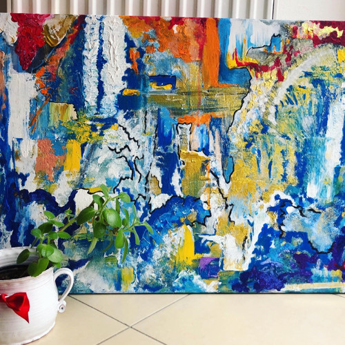 Abstraktní obraz “Ocean light” — foto 2