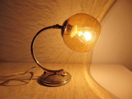Starožitná Art Deco lampička — foto 4