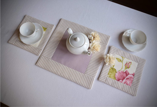 Sada dečky a prostírání - Vintage roses — foto 3