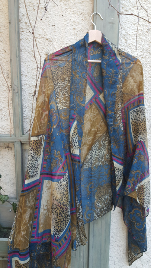 Šál s tyrkysem — foto 2