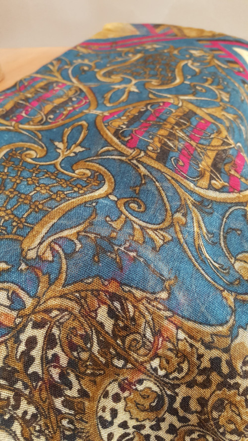 Šál s tyrkysem — foto 5