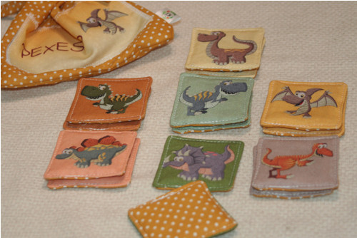 Látkové pexeso - "Dinosauři " — foto 3