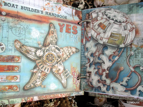 Steampunk Lady - scrapbookový zápisník — foto 6