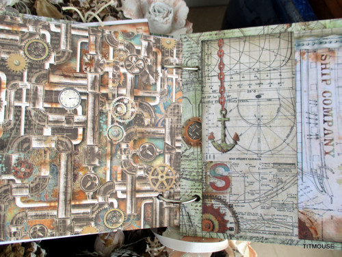 Steampunk Lady - scrapbookový zápisník — foto 3