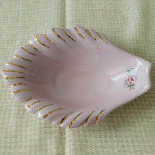 Růžový porcelán - miska na šperky — foto 2