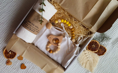 Newborn box -LNĚNÝ mix — foto 3