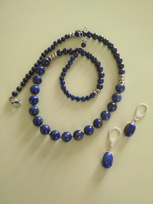Náhrdelník z lapisu lazuli........... — foto 2