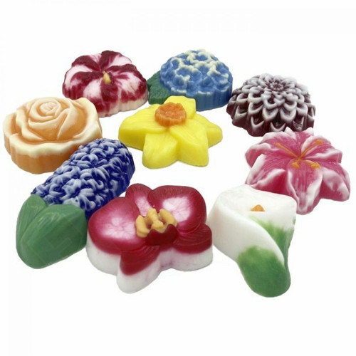 1ks Flower Mix 2 Plastic Soap Making Mold, — foto 2