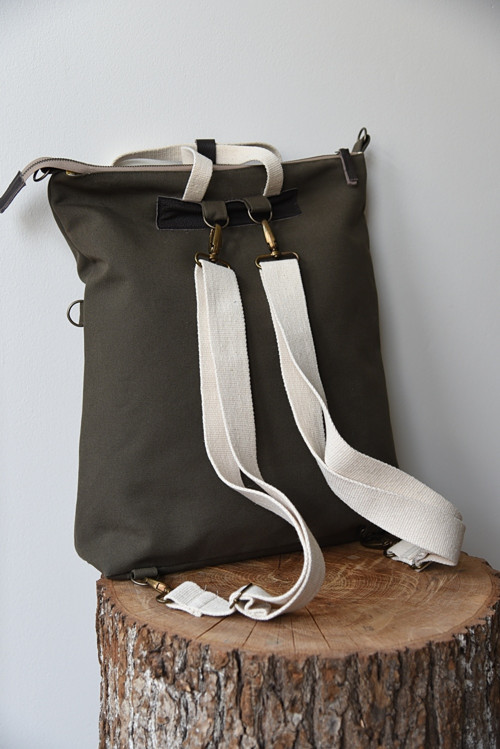 PENTABACKPACK - khaki - hořčice - přírodní — foto 2