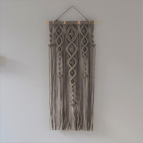 Macramé dekorace cappuccino — foto 2