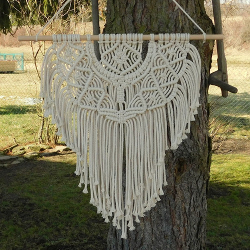Macramé dekorace na zeď — foto 2