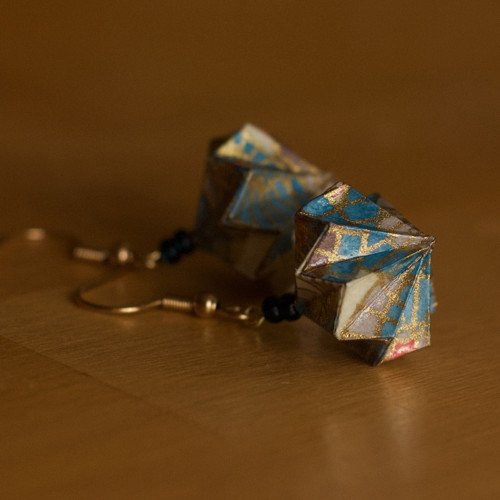 Origami náušnice "Večerní nebe" — foto 6